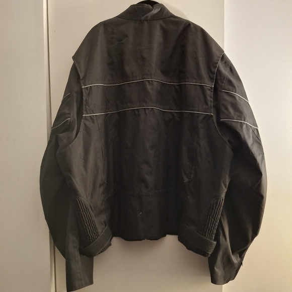 Milwaukee Performance Men's Black Moto Jacket w/ Ribbed Cuffs & Stand-up Collar - Picture 3 of 9